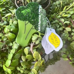 Green Broccoli Hair Clip